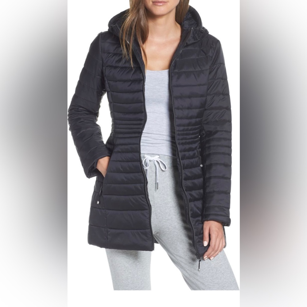 Zella long puffer coat